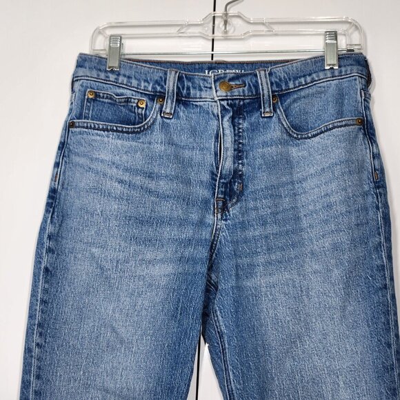 J.Crew Mid-Rise 90'S Classic Straight Leg Jeans Women's Size 27 - Picture 2 of 9